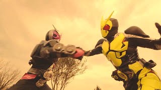 Kamen Rider Zi O VS Zero One Fight [upl. by Barthol]