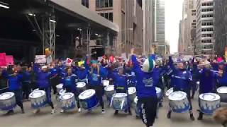 Big drums Surdo Power FogoAzul NYC at the 2019 Womens marchsurdos bringing us home [upl. by Laetitia]