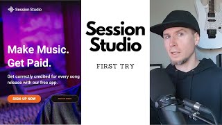 Session Studio App  First Try [upl. by Ydieh684]