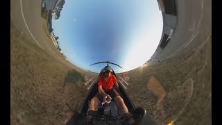 CH7 Kompress Blick ins Cockpit bei 360°VideoRundflug in Elchingen [upl. by Yemar]