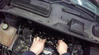 How To Remove Injectors Ford Kuga Diesel PSA Engine [upl. by Riggall]