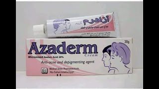 هل أزاديرم كريمAzaderm creamبيعالج فعلا حب الشباب والتصبغات والبقع الداكنه ومرض الورديه؟استعماله؟ [upl. by Nada374]