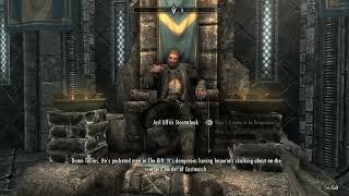 Liberation of Skyrim  Report to Ulfric Bug Fix No Console Command [upl. by Eelac]