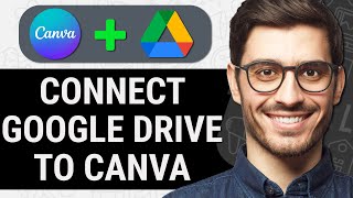 How to Link Google Drive to Canva Super Easy [upl. by Thin522]