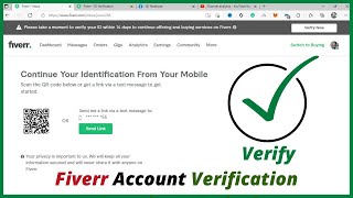 How To Verify Fiverr Account  Fiverr Id Verification Process  Complete Method [upl. by Profant]