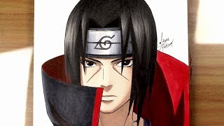 Como Desenhar UCHIHA ITACHI Naruto [upl. by Mitchel]