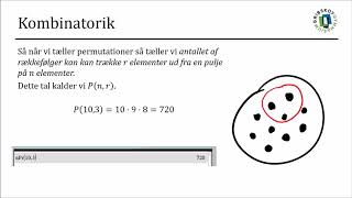 Kombinatorik 2  Permutationer [upl. by Nyleaj37]