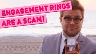 Why Engagement Rings Are a Scam  Adam Ruins Everything [upl. by Gratiana166]