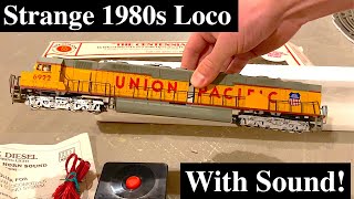 The Strangest Ho Locomotive Ive Ever Seen  1980s Bachmann DD40AX WSound [upl. by Kelcey]