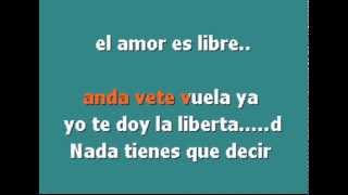 quotEL AMOR ES LIBREquot KARAOKE YOSKARJosé Giovanni [upl. by Massiw675]