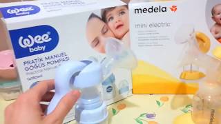 WEE BABY  MEDELA SüT POMPASI  ELEKTRIKLI amp MANUEL  ELECTRIC MILK PUMP [upl. by Santana901]