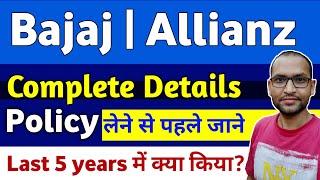 Bajaj Allianz Life insurance company ltdBajaj Allianz General Insurance Company Ltd Complete detail [upl. by Lalla]