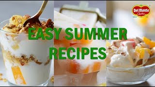 3 Easy Recipes with Del Monte Fruit Cocktail [upl. by Ackley401]