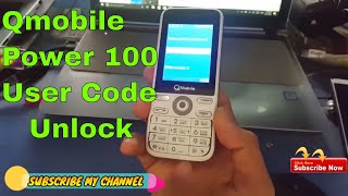 qmobile power 100 User Code Password Unlock [upl. by Bruns]