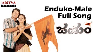 Enduko Male Full Song II Jayam Movie II Nithin Sadha [upl. by Yrekcaz]