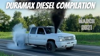 Duramax Diesel Compilation March 2021 [upl. by Goodden889]