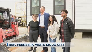 Rep Feenstra Visits Sioux City [upl. by Atsirak]