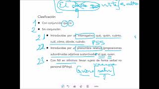 Proposiciones subordinadas sustantivas [upl. by Retse293]