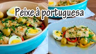 PEIXE À PORTUGUESA I Receitas e Temperos [upl. by Etteloc]