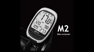 Meilan M2 Bike gps navigation Bluetooth ANT cycling computer [upl. by Eednus]