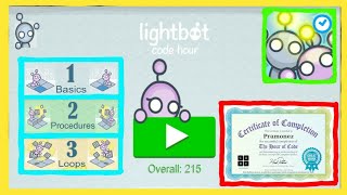 Lightbot Code Hour  All Levels BASICS PROCEDURES amp LOOPS [upl. by Thenna]