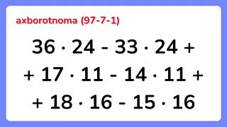 9771  Matematika  Axborotnoma Testlar Toplami [upl. by Auhsuj718]