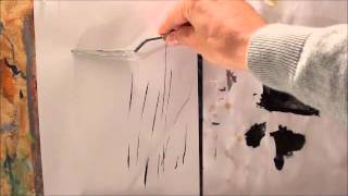 Tricks für die Acrylmalerei 2 Linien malen  Tutorial  Maltechniken [upl. by Idnib]