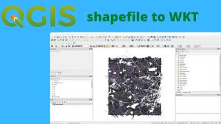 SHP to WKT in QGIS [upl. by Hubie64]