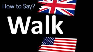 How to Pronounce Walk  UK British Vs USA American English Pronunciation [upl. by Hauger]