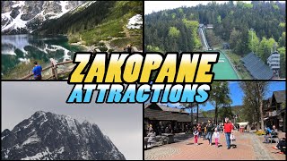 ZAKOPANE ATTRACTIONS  Zakopane Atrakcje Turystyczne  Poland 4k [upl. by Hjerpe731]