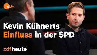 Kevin Kühnert Geheimer Strippenzieher der SPD  Markus Lanz vom 14102021 [upl. by Tippets20]