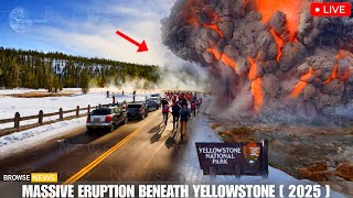 Terrifying Today Massive Geyser Eruption in Yellowstone Park Scientists Scramble for Answers [upl. by Bekha241]