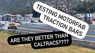 Installing and testing Motorfab’s traction bars ￼removed Caltrac’s [upl. by Anawait]