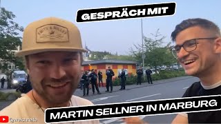 Gespräch mit Martin Sellner in Marburg  29072024 [upl. by Ytinirt]