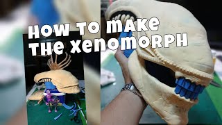 How to make the Xenomorph with EVAFOAM and foam clayhowto diy cosplay [upl. by Nenad]