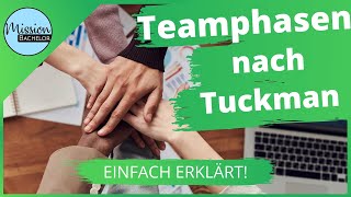 Teamphasen nach Tuckman  Einfach erklärt  Mit Beispiel [upl. by Ramses]