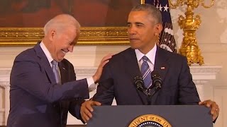 Obamas Tribute to Joe Biden Full Speech  ABC News [upl. by Adnalohs614]