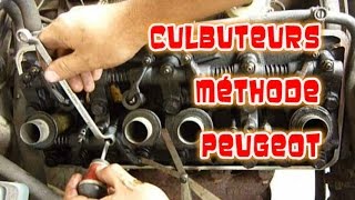 Régler les culbuteurs methode Peugeot [upl. by Irt]