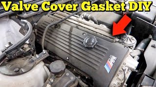 How To Change S54 Valve Cover Gasket BMW E46 M3 Valve Cover Removal [upl. by Jodee183]