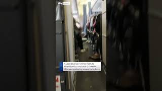 Passengers scream as plane hits severe turbulence [upl. by Dela430]