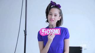 Kiko Mizuharas greeting for the 2015 Cosmopolitan Beauty Awards [upl. by Petronille]