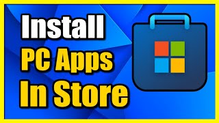 How to Download amp Install Apps on Windows 11 Store Microsoft Store [upl. by Ternan195]