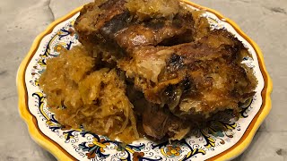 Pork Roast amp Sauerkraut New Year Good Luck [upl. by Yttig205]