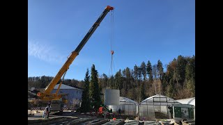 FoliengewächshausBau 2017 bei Gärtnerei Gerber [upl. by Rinee]