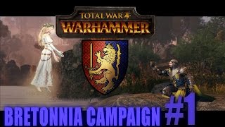 LOUEN LEONCOEUR  BRETONNIA CAMPAIGN  Total War Warhammer 1 [upl. by Jermayne]