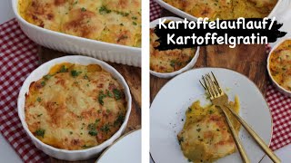 Kartoffelauflauf  Kartoffelgratin Rezept  Patates Graten Tarifi [upl. by Neelat88]