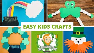 6 Easy Saint Patricks Day crafts for kids [upl. by Prissie429]