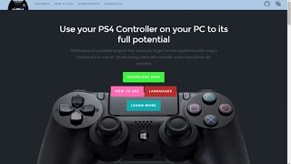 How to use a PS4 controller on PC  VERY EASY DS4Windows [upl. by Etiuqram]