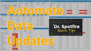 How to Automate Data Updates and Export in Spotfire  COVID19 Daily Data Refresh [upl. by Sommers]