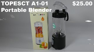 Best Portable Blender Or Nah l The Topesct A101 Portable Blender  Product Review [upl. by Rutherford891]